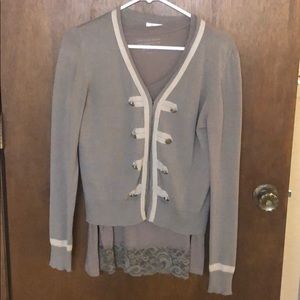 CAbi sweater and matching undershirt